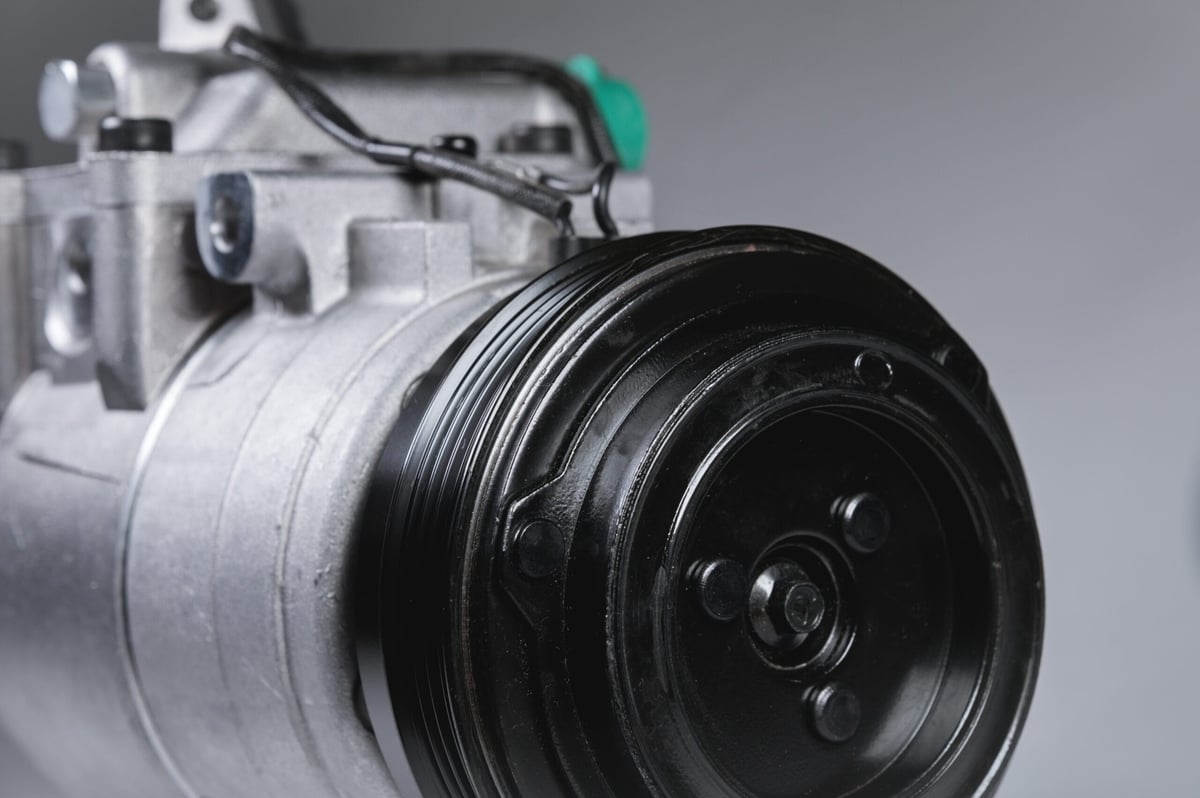 Truck AC compressor. Auto air conditioning part for sale online at Quick Fit Parts.