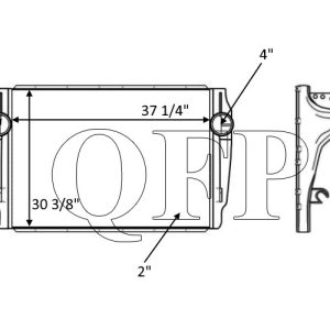 Truck / Semi Truck Charge Air Cooler CACK322