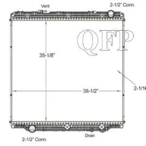 Freightliner Truck / Semi Truck Radiator RFRE133